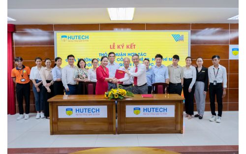 Trung tâm Quản lý Ký túc xá ký kết thỏa thuận hợp tác với Trường Đại học Công nghệ TP. Hồ Chí Minh