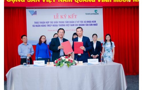 TTQLKTX ký kết hợp tác với Ngân hàng Vietcombank Chi nhánh Tân Sơn Nhất